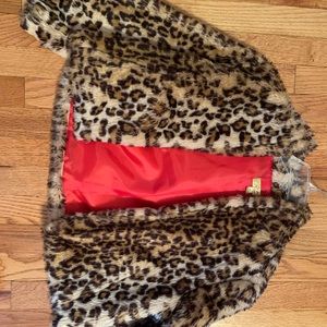 Princess by Vera Wang Cropped Faux Fur coat